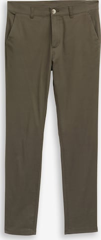 TOM TAILOR Панталон Chino в зелено: отпред