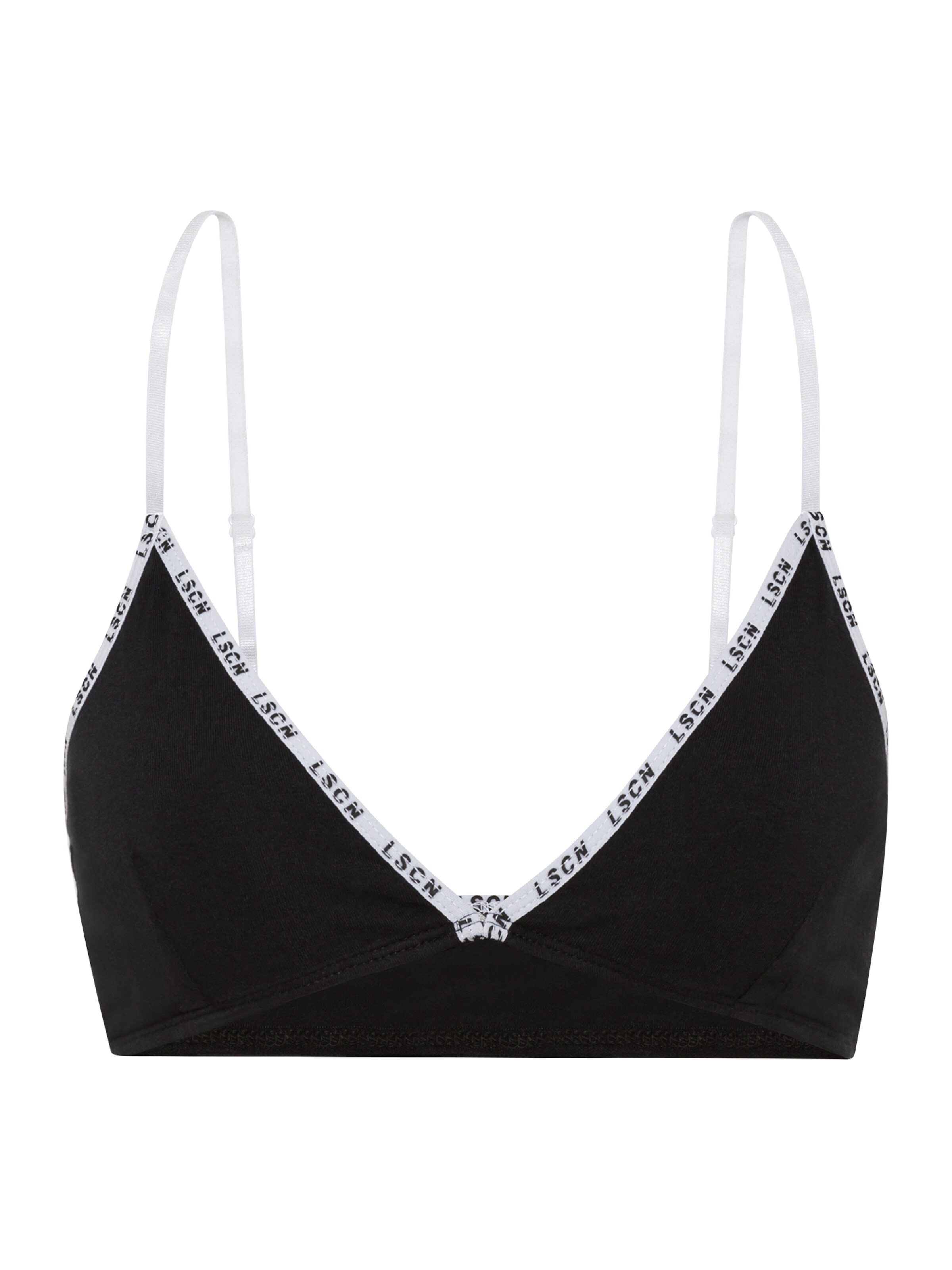 Bustier Soutien-gorge LSCN by LASCANA en noir : devant