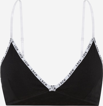 LSCN by LASCANA Bralette Bra in Black: front