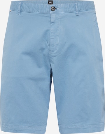 Pantalon chino BOSS en bleu : devant