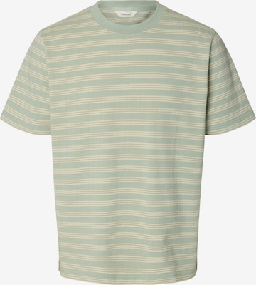 SELECTED Bluser & t-shirts 'SLHeli' i grøn: forside