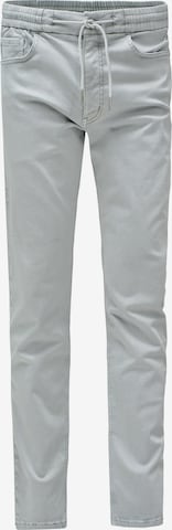 Pantalon chino Salsa Jeans en gris : devant