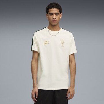T-Shirt fonctionnel 'Borussia Mönchengladbach King' PUMA en blanc : devant