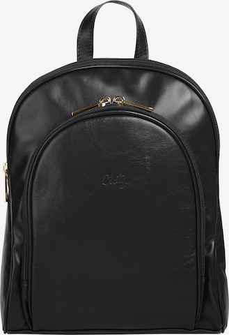 Cluty Backpack in Black: front