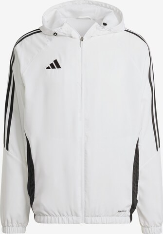 ADIDAS PERFORMANCE Outdoor jacket 'Tiro 24 Windbreaker' in White: front