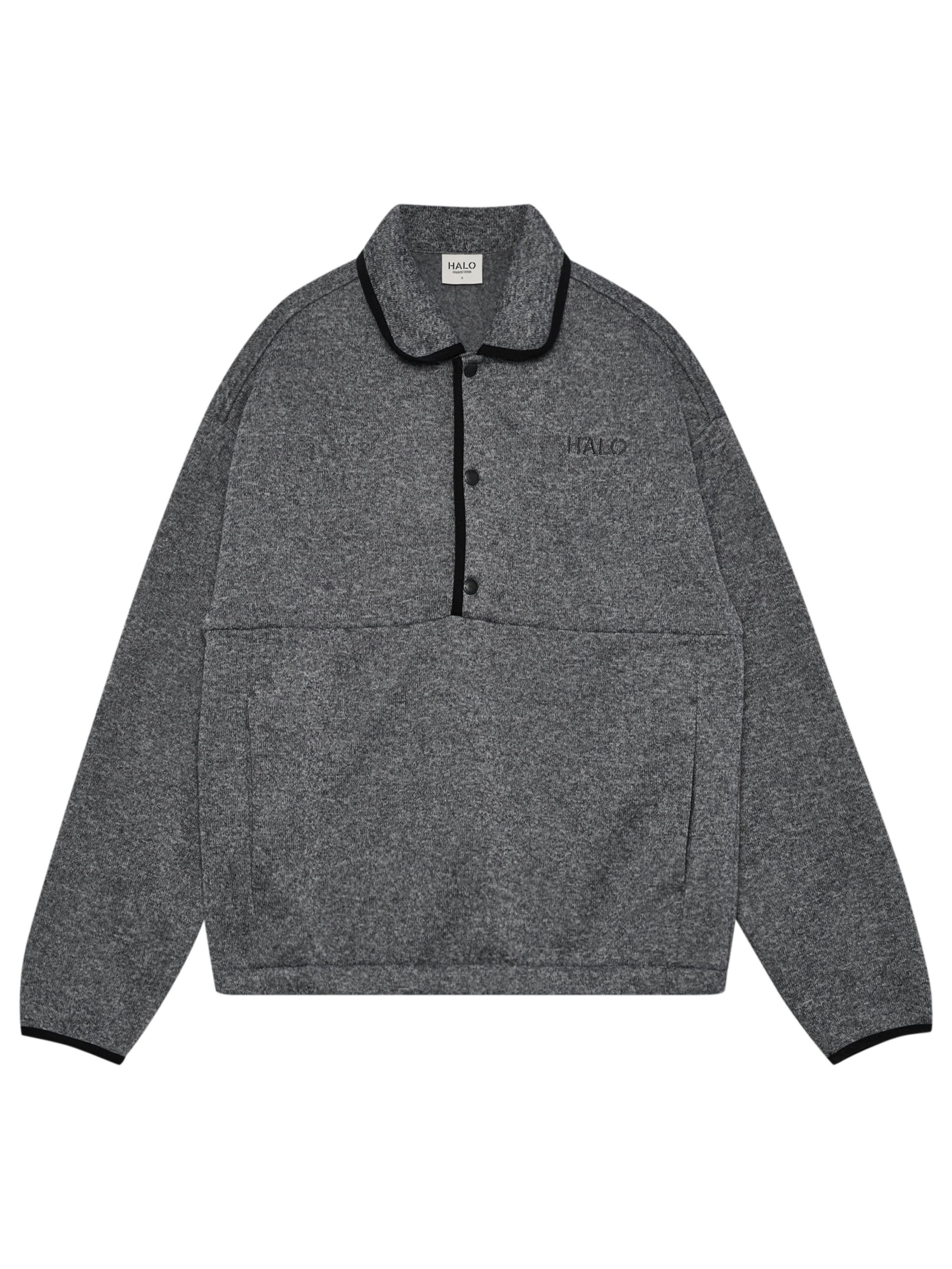 HALO Gebreid vest in XXXL in de kleur Antraciet, Productweergave