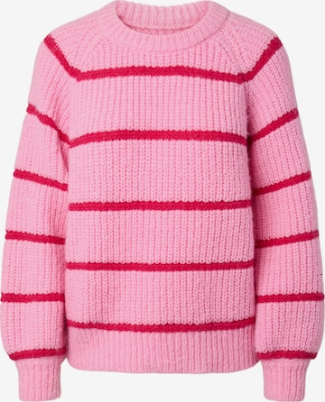 PIECES Pullover 'PCSANNE' in Pink: Vorderseite