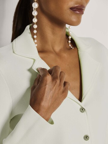 MADELEINE Gebreid vest in Wit