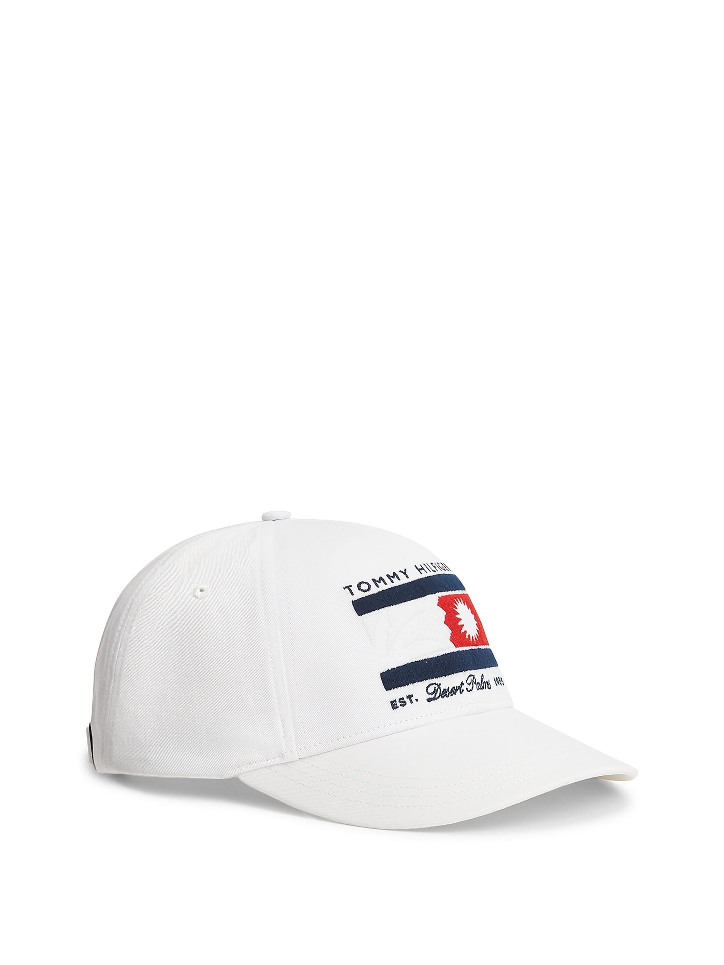 TOMMY HILFIGER Cap in 55-60 in Marine blue / Red / White, Item view