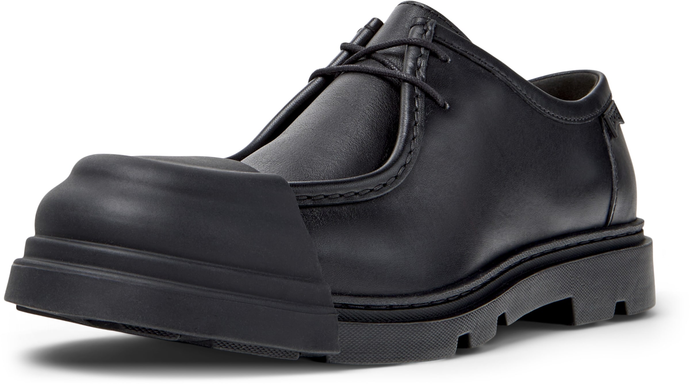CAMPER Lace-up shoe 'Junction' in Black: front