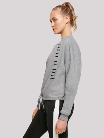 F4NT4STIC Sweatshirt 'Take It Easy' in Grey
