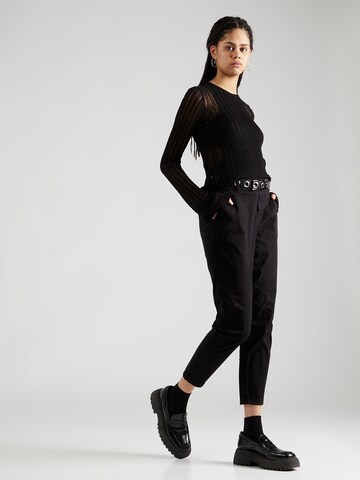 VERO MODA Tapered Broek 'EMMA' in Zwart