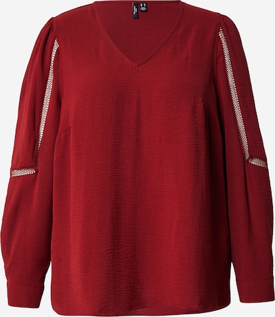 Vero Moda Curve Pusero 'VMCALVA' värissä tummanpunainen, Tuotenäkymä