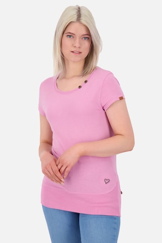 Alife and Kickin - Camiseta en rosa: frente