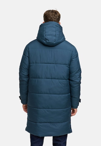 INDICODE JEANS Winterjas 'Studs' in Blauw