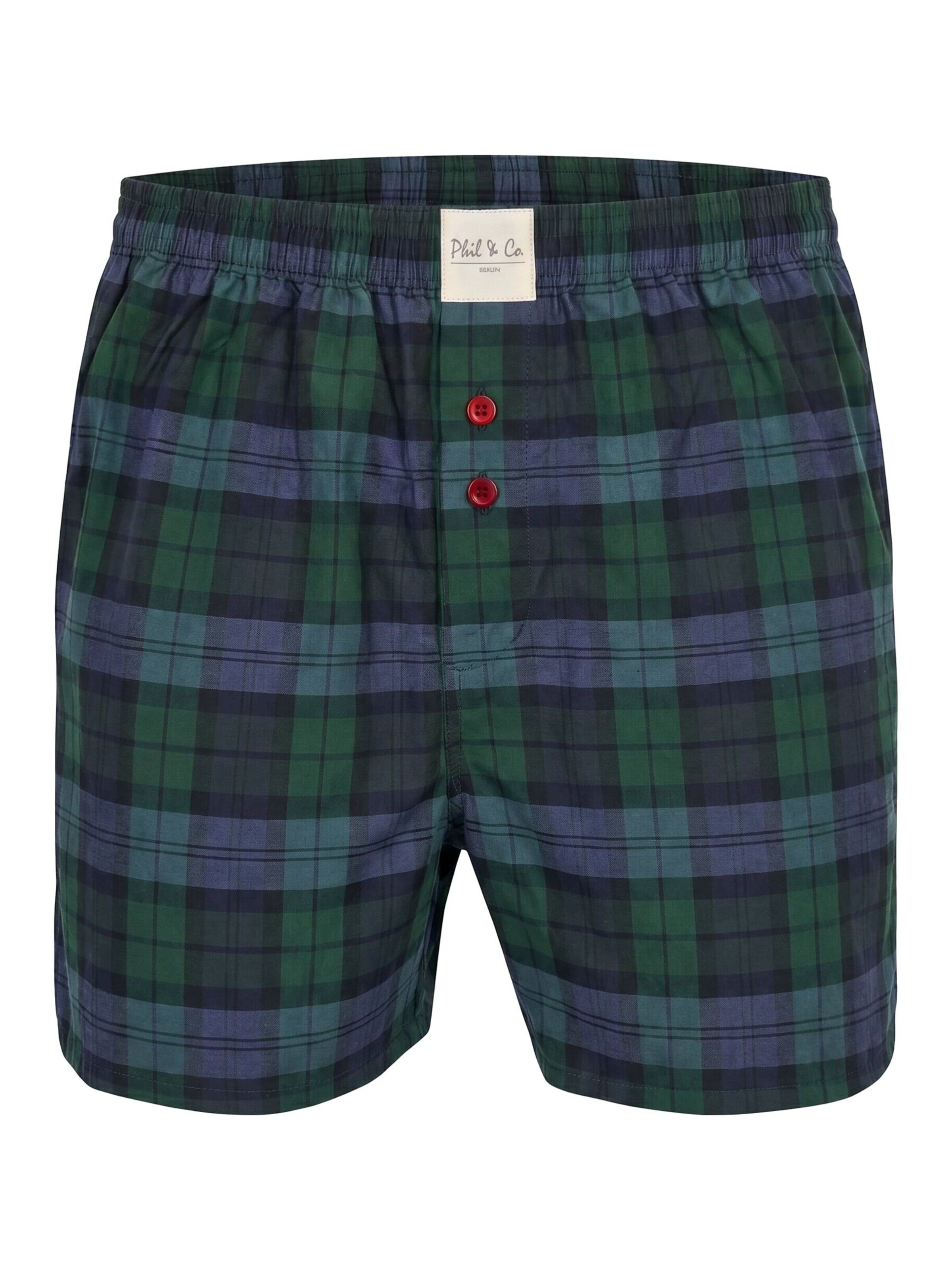 Phil & Co. Berlin Boxershorts 'Phil & Co. Berlin Men's Woven Boxers 12 Pack – Loose Fit Boxer Shorts – 60% Cotton & 40% Polyester – Breathable, Wrinkle-Resistant & Easy Care' in Gemengde kleuren