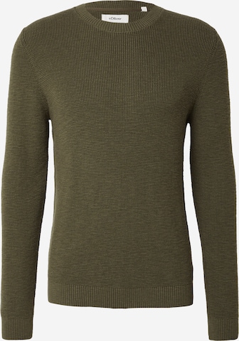 s.Oliver Свитер в Зеленый: спереди