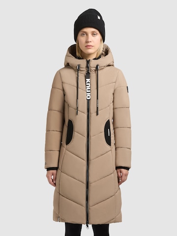 Manteau d’hiver 'ARIBAY4 LIGHT' khujo en beige : devant