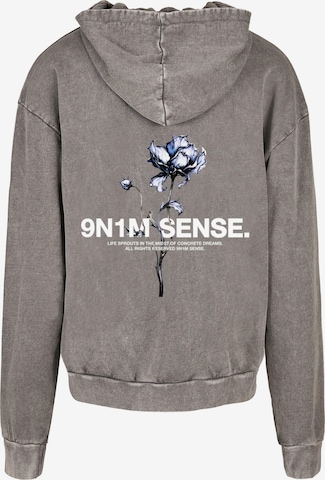9N1M SENSE Sweatshirt 'Flower' in Grau
