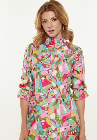 Usha - Vestido en blanco