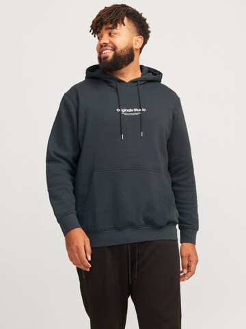 Sweat-shirt 'JORVesterbro' Jack & Jones Plus en vert : devant
