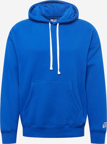 DIESEL Sweatshirt in Blauw: voorkant