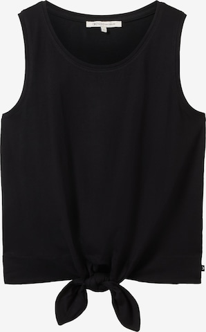 TOM TAILOR DENIM Top in Black: front