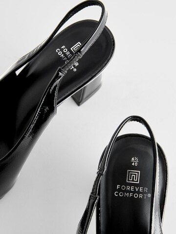 Décolleté sling 'Forever Comfort®' di Next in nero