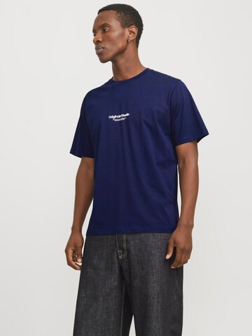 JACK & JONES Shirt 'Jack & Jones JORvesterbro Tee' in Blue