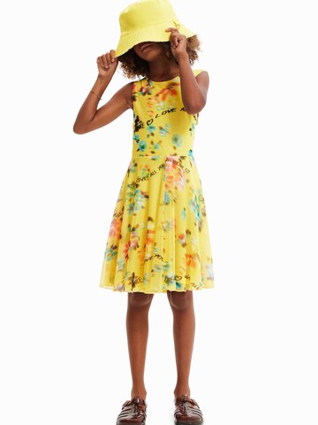 Desigual Φόρεμα 'Gardenia' σε κίτρινο: μπροστά