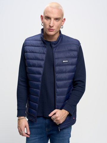 Gilet 'Jaxoon' BIG STAR en bleu : devant