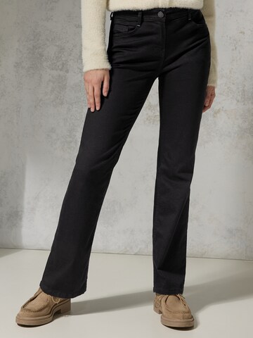 CECIL Boot cut Jeans 'Toronto' in Black