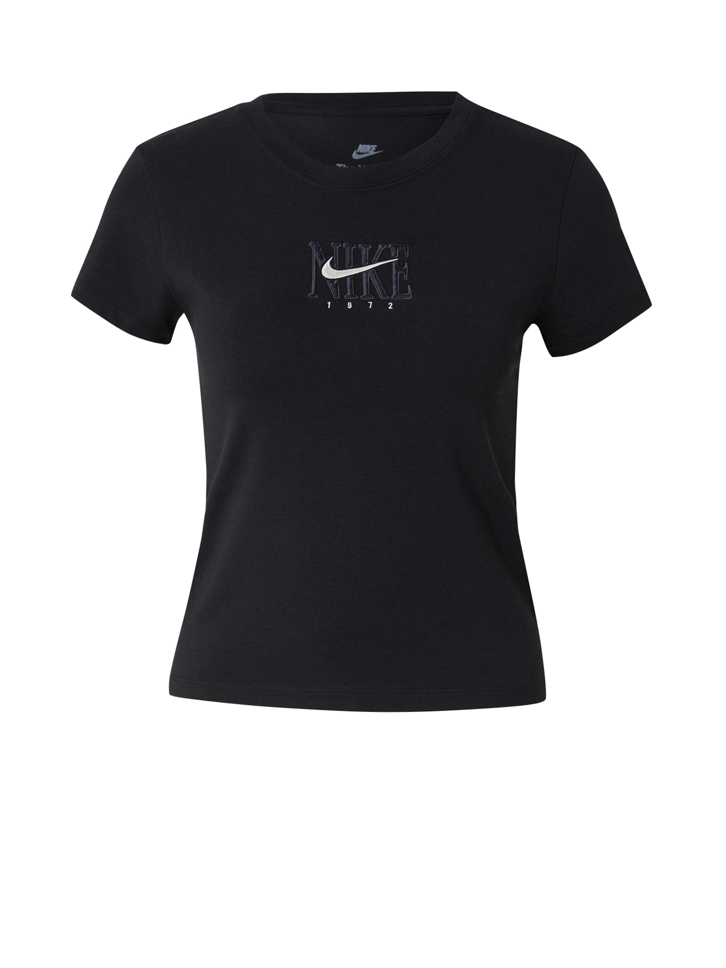 Nike Sportswear - Camiseta en negro: frente