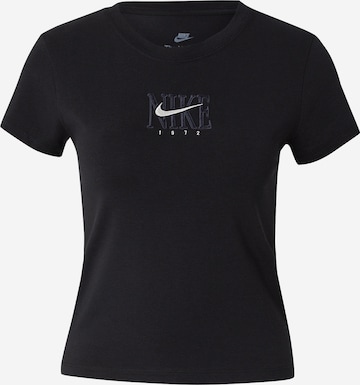 Nike SportswearMajica - crna boja: prednji dio