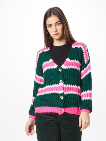 Sublevel Knit Cardigan in Green: front