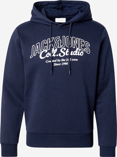 JACK & JONES Bluzka sportowa 'JJMAKOTO' w kolorze niebieska noc / białym, Podgląd produktu