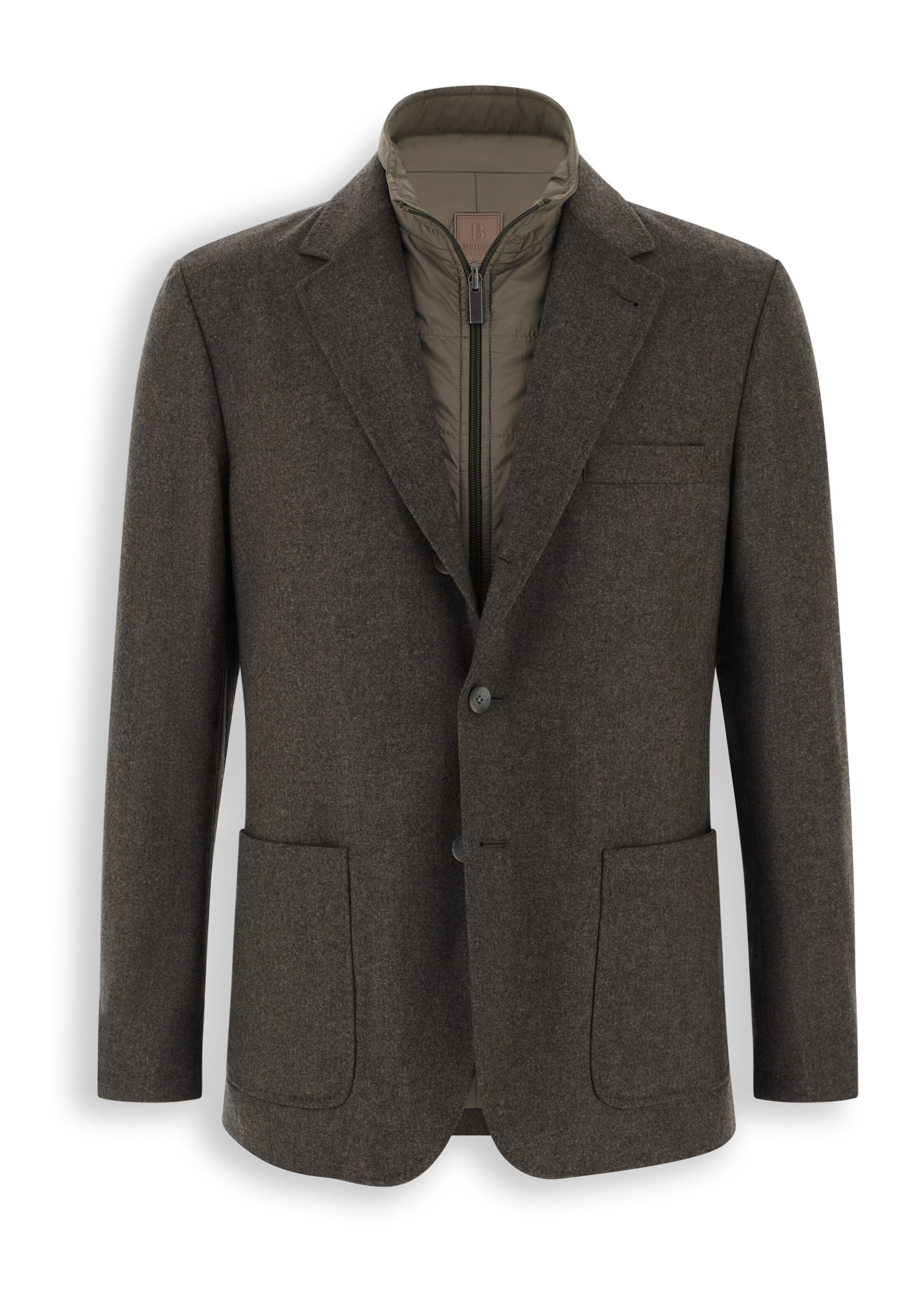Boggi Milano Suit Jacket in 44 in Brown, Item view