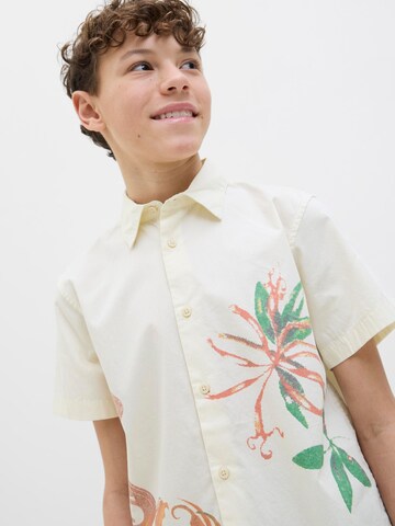 Coupe regular Chemise Jack & Jones Junior en blanc