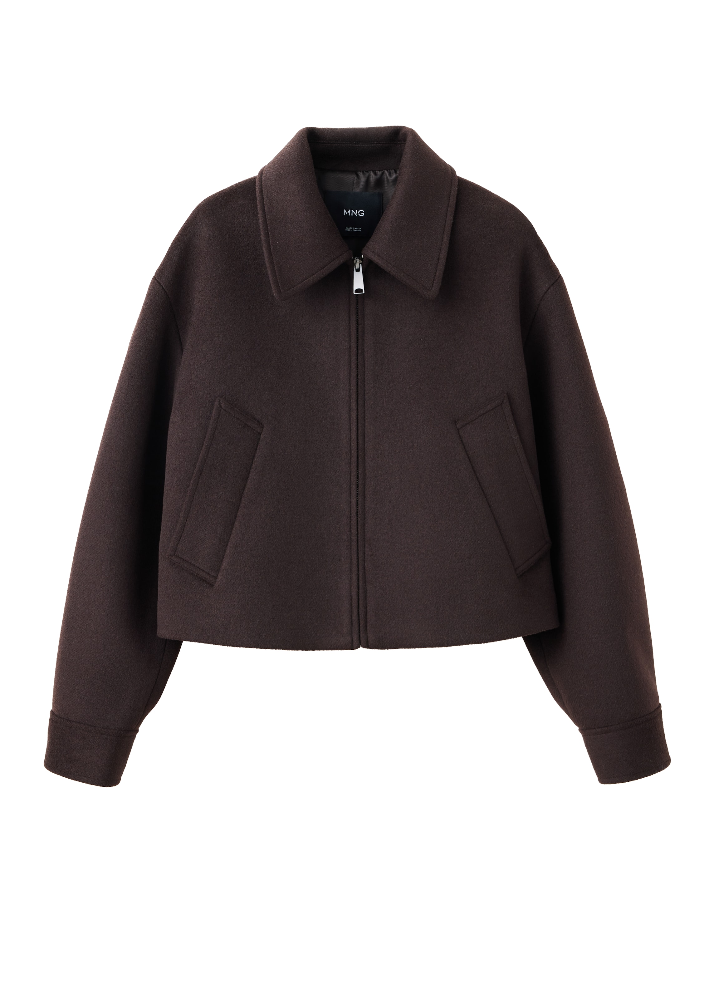 MANGO Between-Season Jacket 'Candyx' in Brown: front