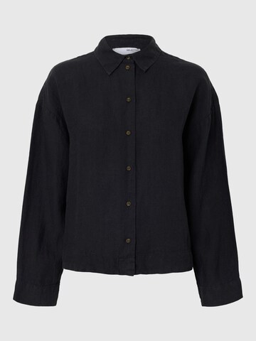 SELECTED FEMME Blouse in Zwart: voorkant