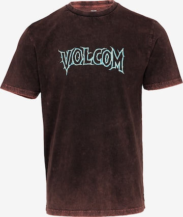 Volcom Performance Shirt ' FA MAX SHERMAN 3 SST ' in Brown: front