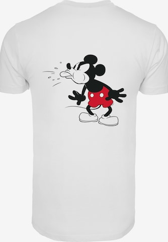 F4NT4STIC T-Shirt 'Disney Mickey-Mouse-Tongue' in Weiß