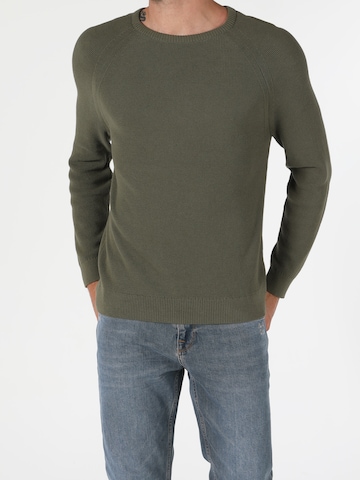 Colin's Trui in Groen: voorkant