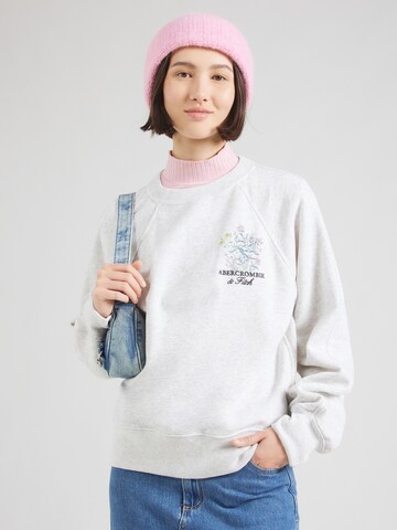 Abercrombie & Fitch - Sweatshirt em cinzento: frente