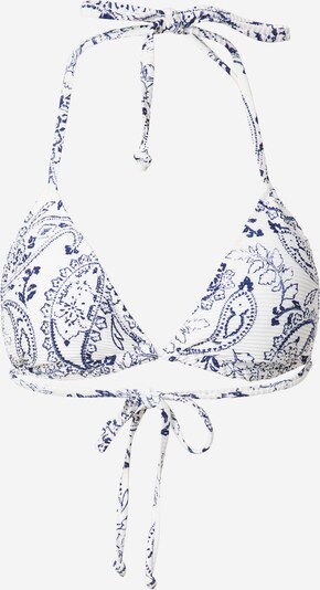 Hunkemöller Hauts de bikini en bleu / blanc, Vue avec produit