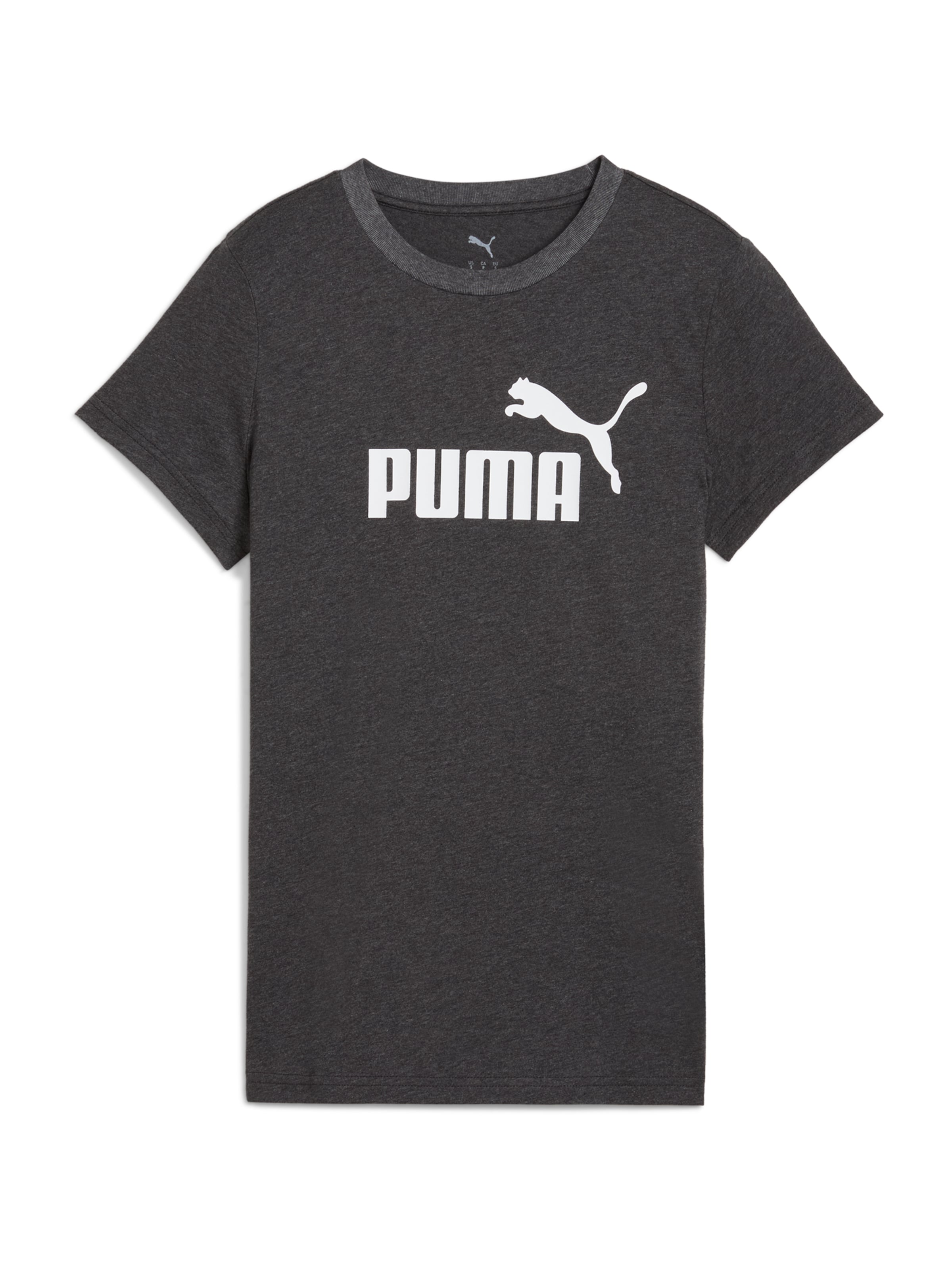 PUMA Funkčné tričko &#x27;Ess No. 1&#x27; - Sivá: predná strana