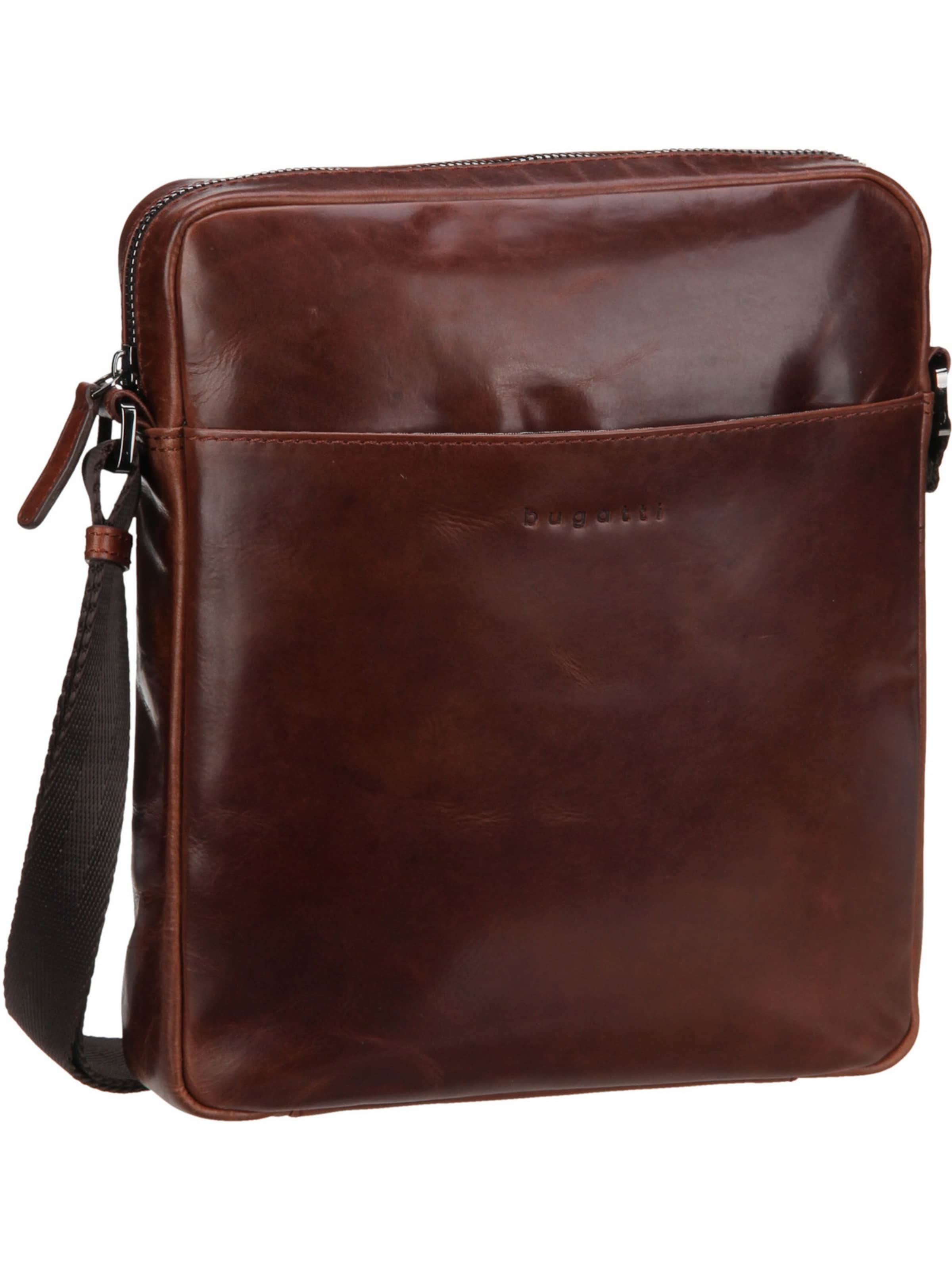 bugatti Schoudertas 'Romano' in Bruin: voorkant