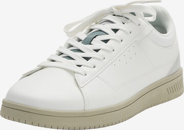 Pull&Bear Sneakers laag in Wit: voorkant