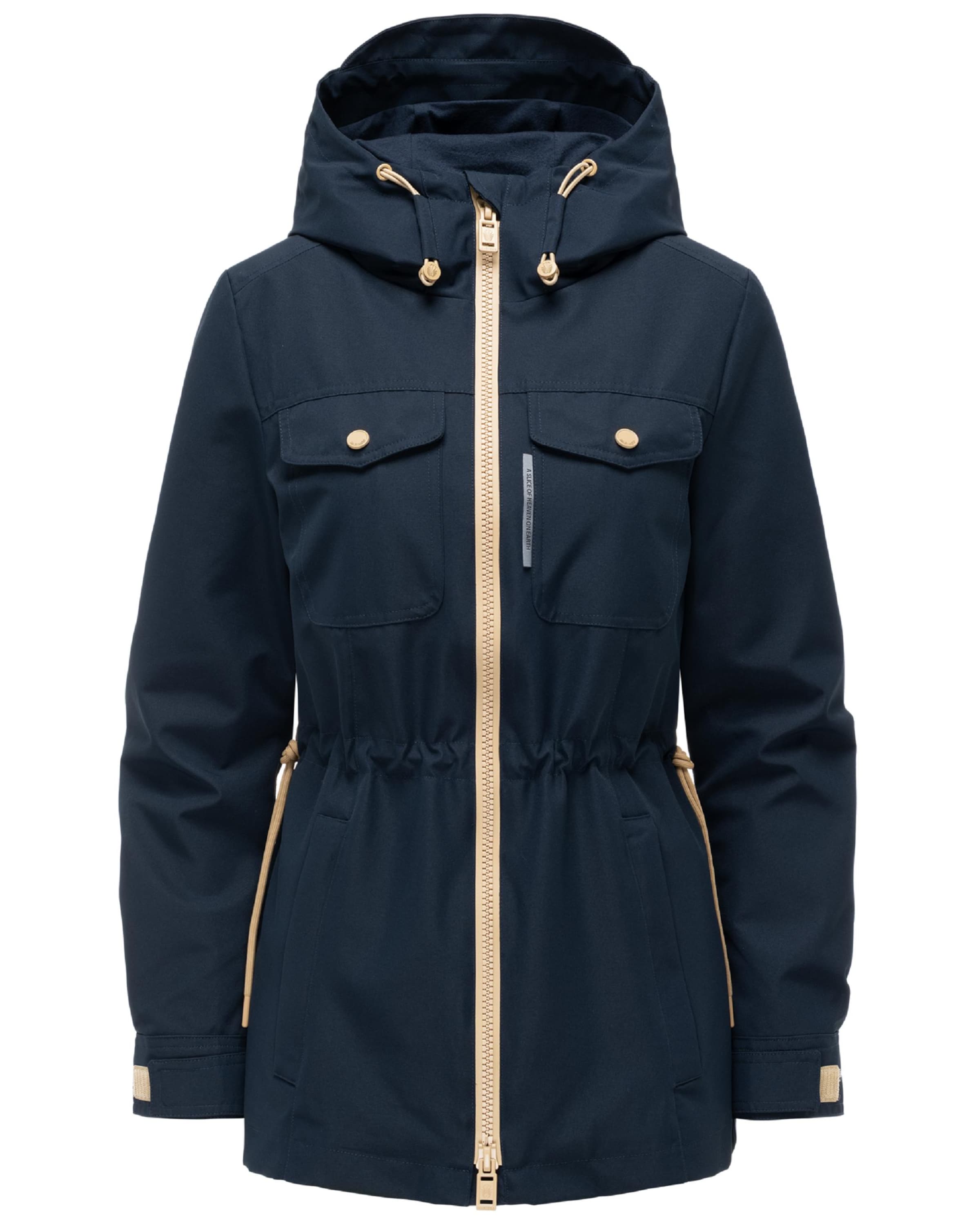 Parka mi-saison 'Sohaa 16' MARIKOO en bleu : devant