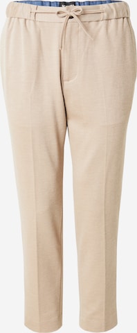 SCOTCH & SODA Regular Trousers with creases in Beige: front